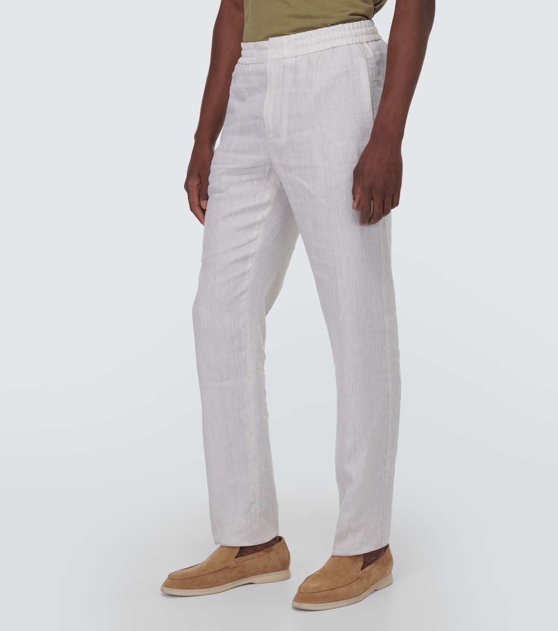 Gadd straight linen pants | Loro Piana