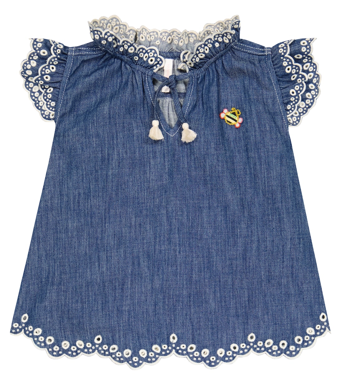 Tiggy denim top | Zimmermann Kids