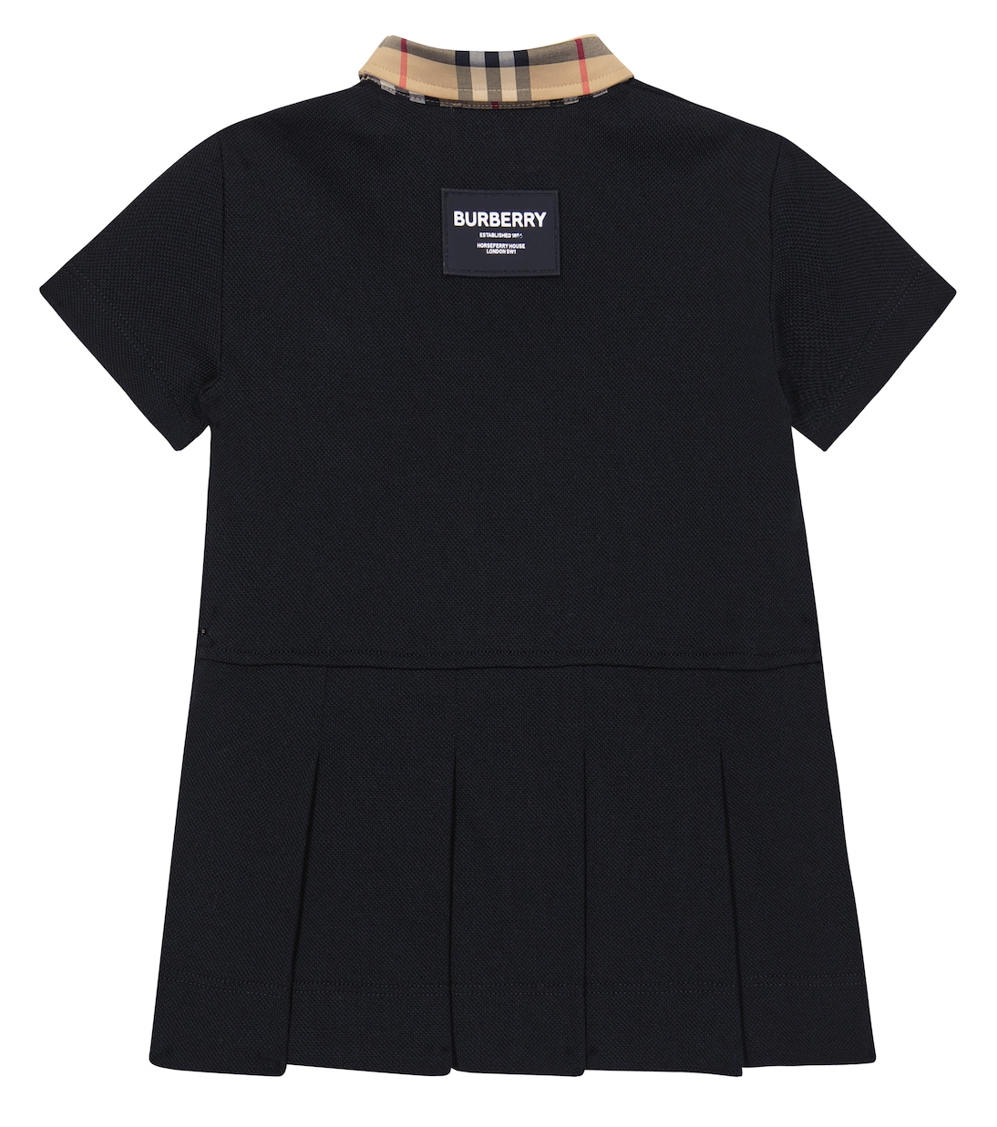Baby - Abito in cotone plissé | Burberry Kids