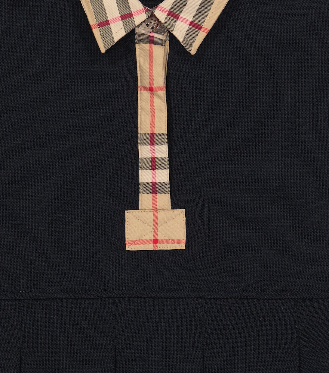 Baby - Abito in cotone plissé | Burberry Kids