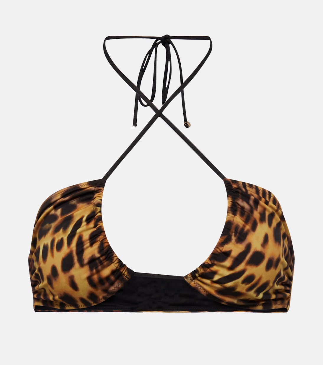 Printed halterneck bikini top | Stella McCartney
