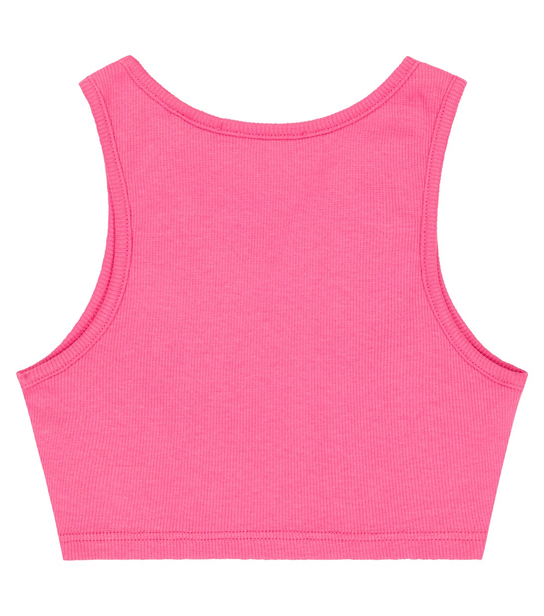 Off Stamp ribbed crop top in pink - Off White Kids | Mytheresa