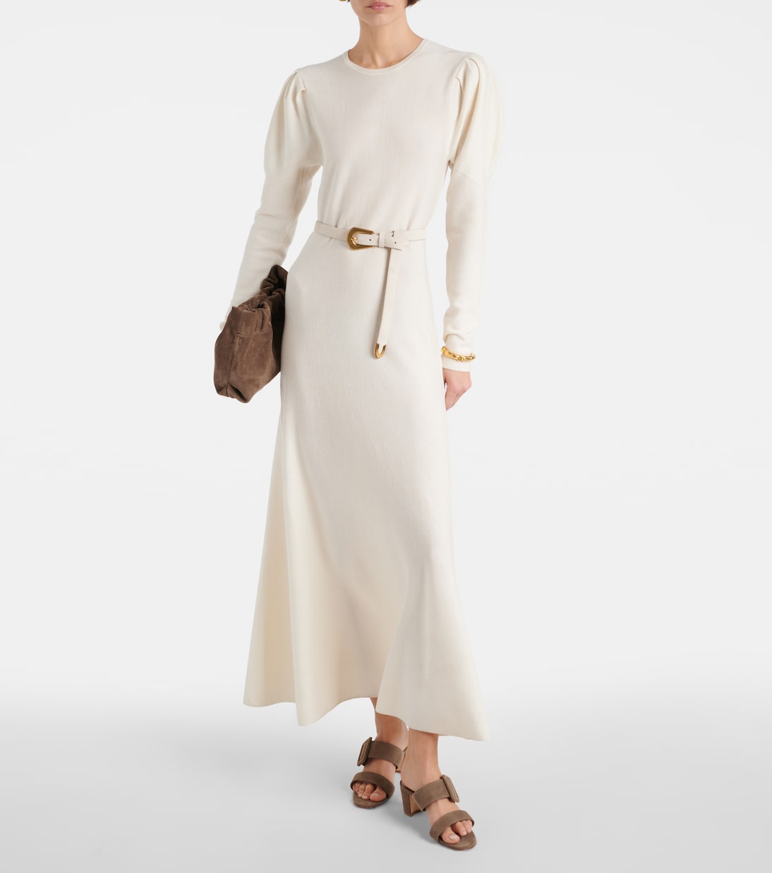 Mules Newton 50 in suede | Manolo Blahnik