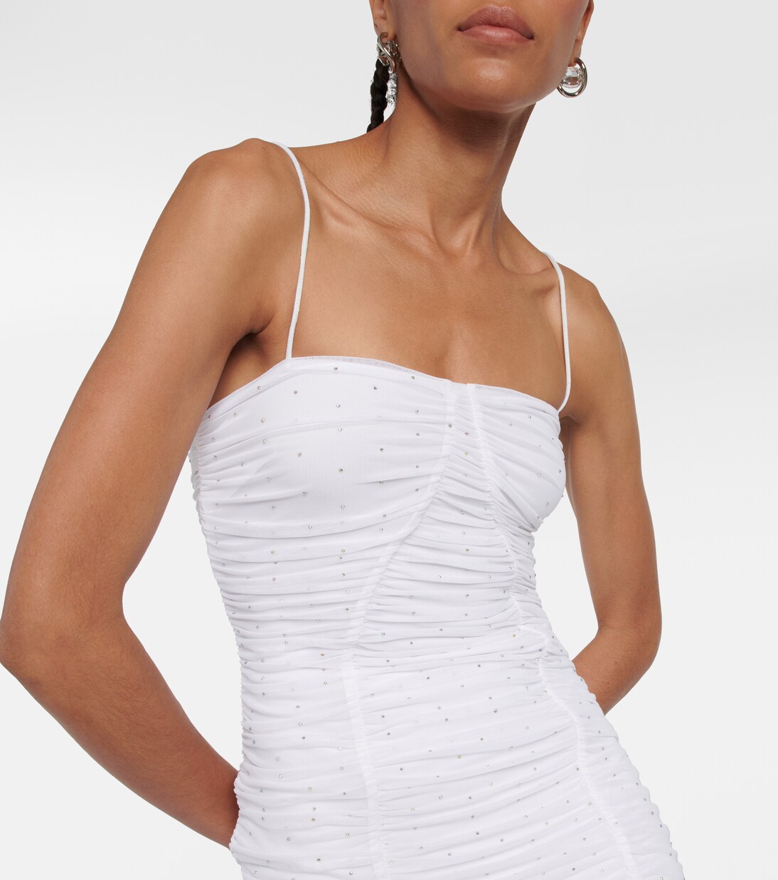 Midikleid aus Mesh | Rotate