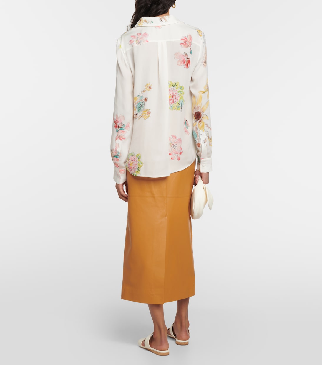 Blouse Henri imprimée en soie | Gabriela Hearst