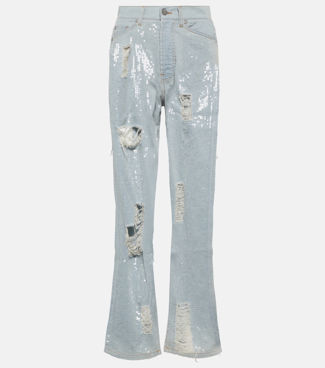 Jeans rectos adornados | Palm Angels