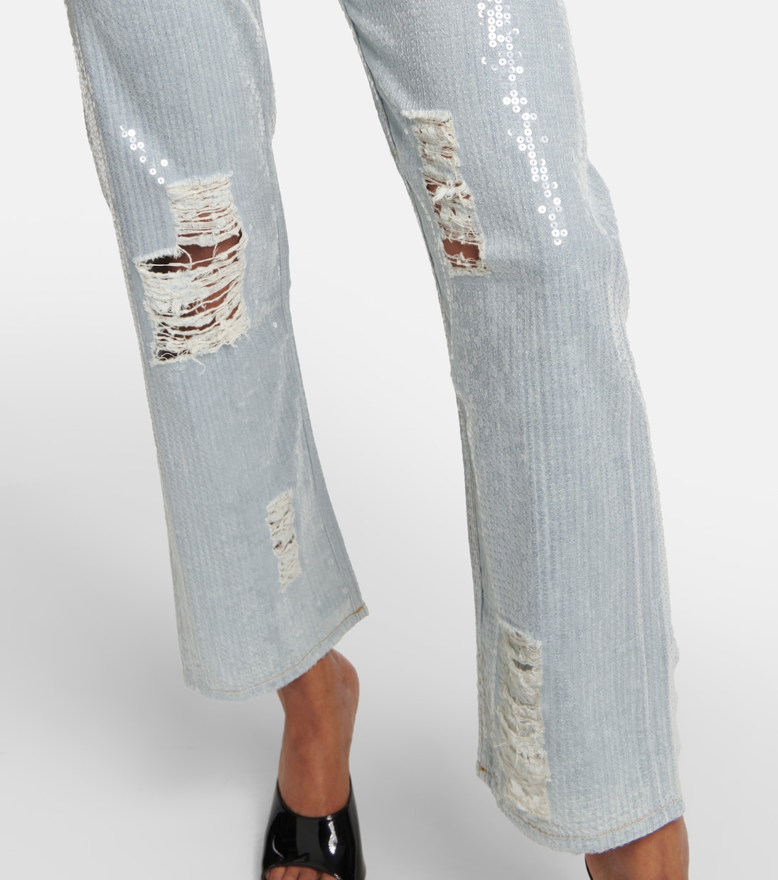 Jeans rectos adornados | Palm Angels