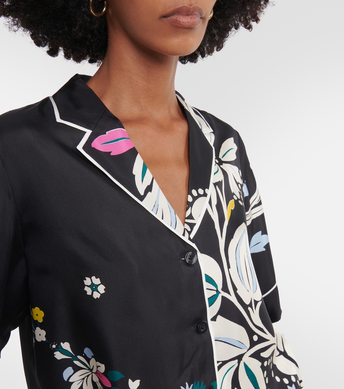 Floral silk shirt | Dorothee Schumacher