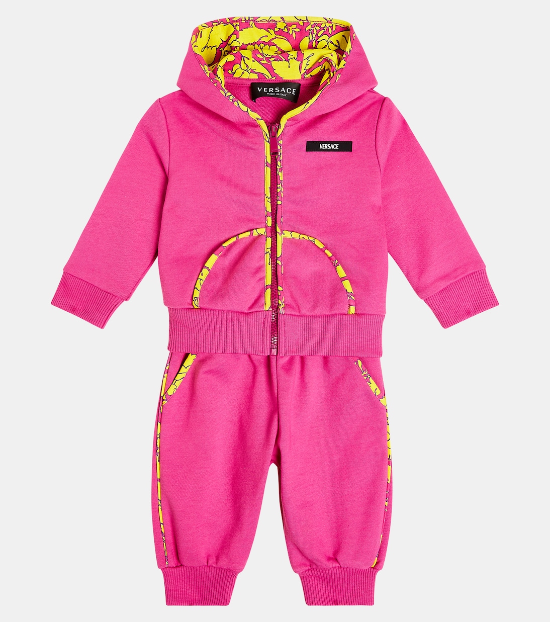 Bebé - set de sudadera y pantalón Barocco | Versace Kids