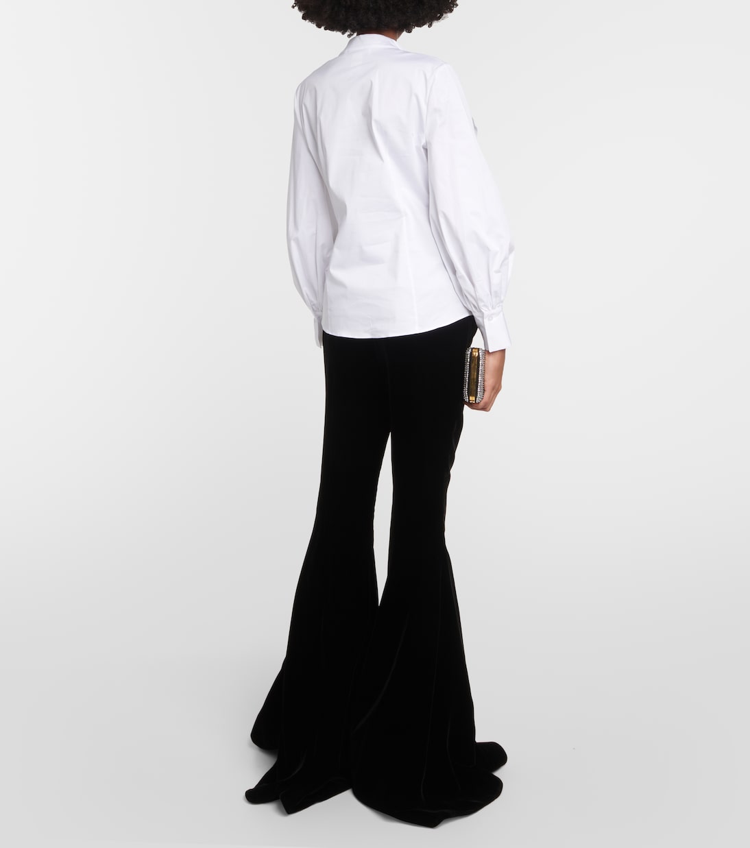 Ruffled cotton shirt | Oscar de la Renta