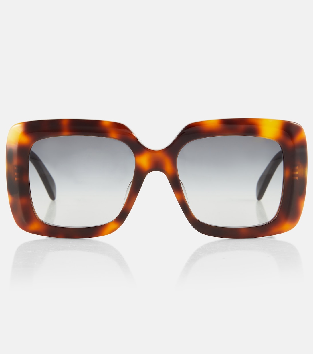 Occhiali da sole CELINE Bold con dettagli a 3 punti, stile quadrato per giovani trendy