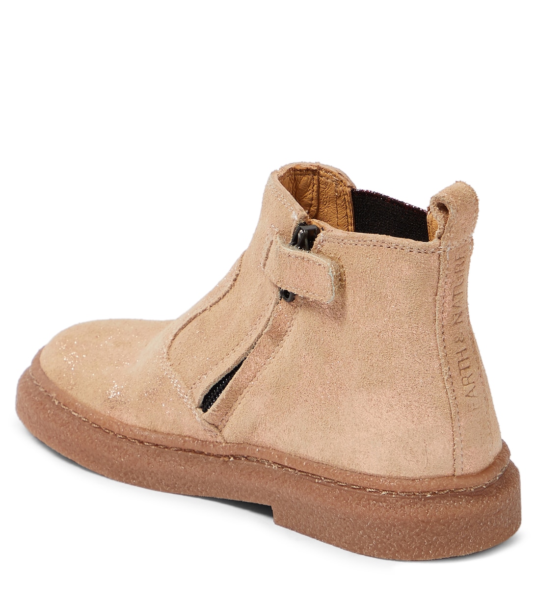 Embroidered suede Chelsea boots | Pom d'Api