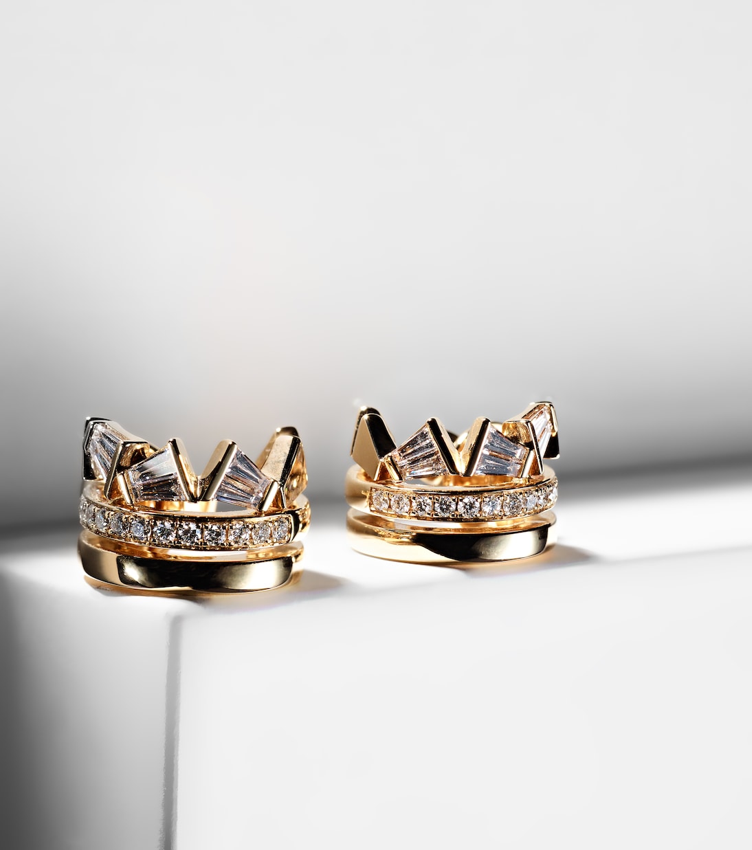 Orecchini in oro 18kt con diamanti BUCHERER, gioielli di lusso per giovani