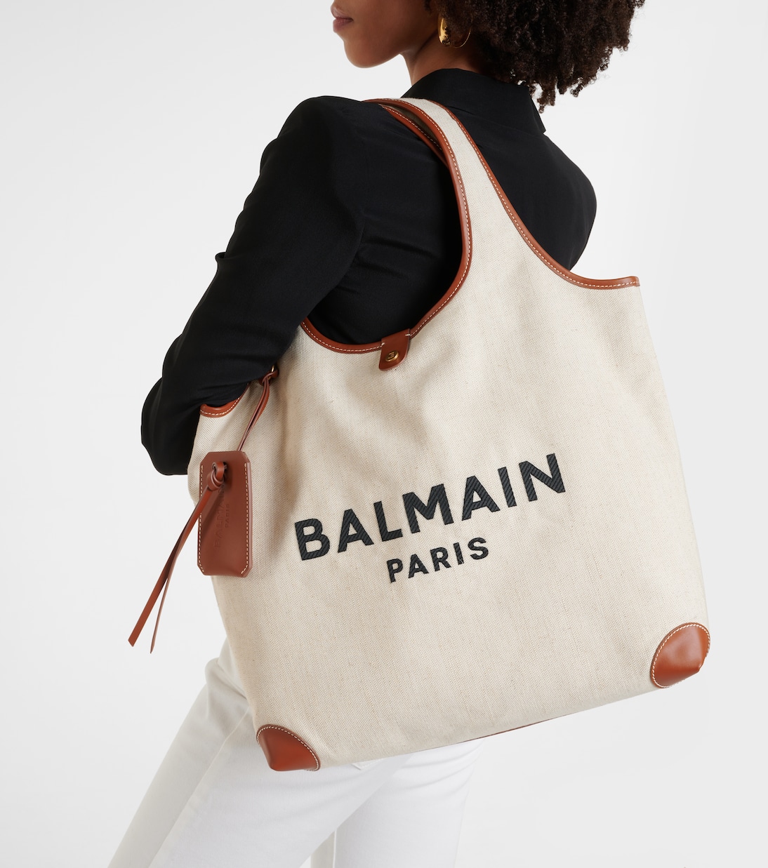 Borsa B-Army in canvas con pelle | Balmain