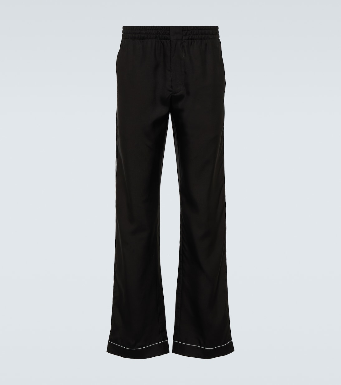 Gerade Hose aus Seide | Prada