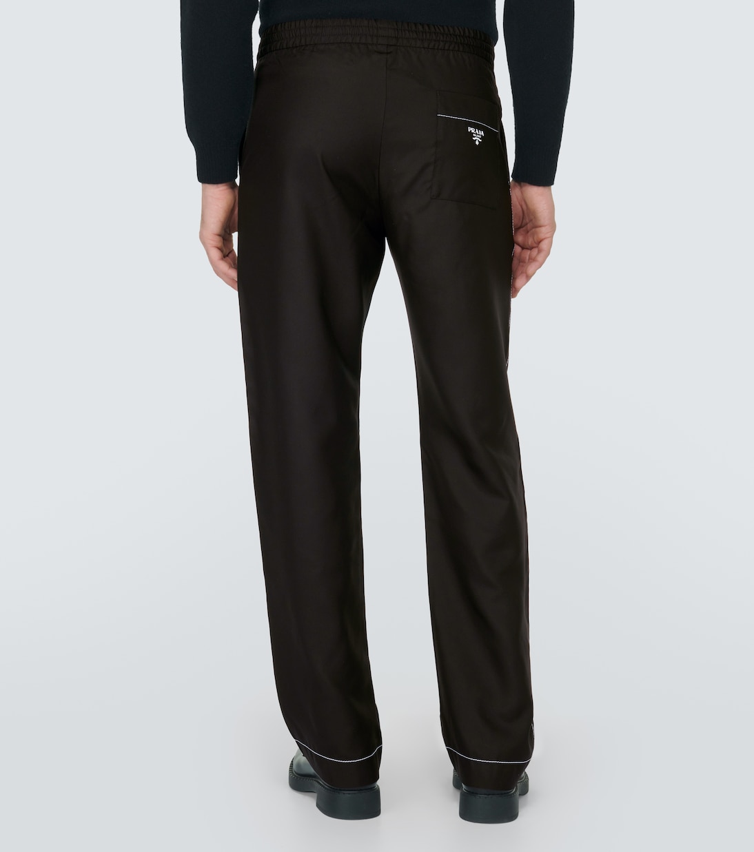 Gerade Hose aus Seide | Prada