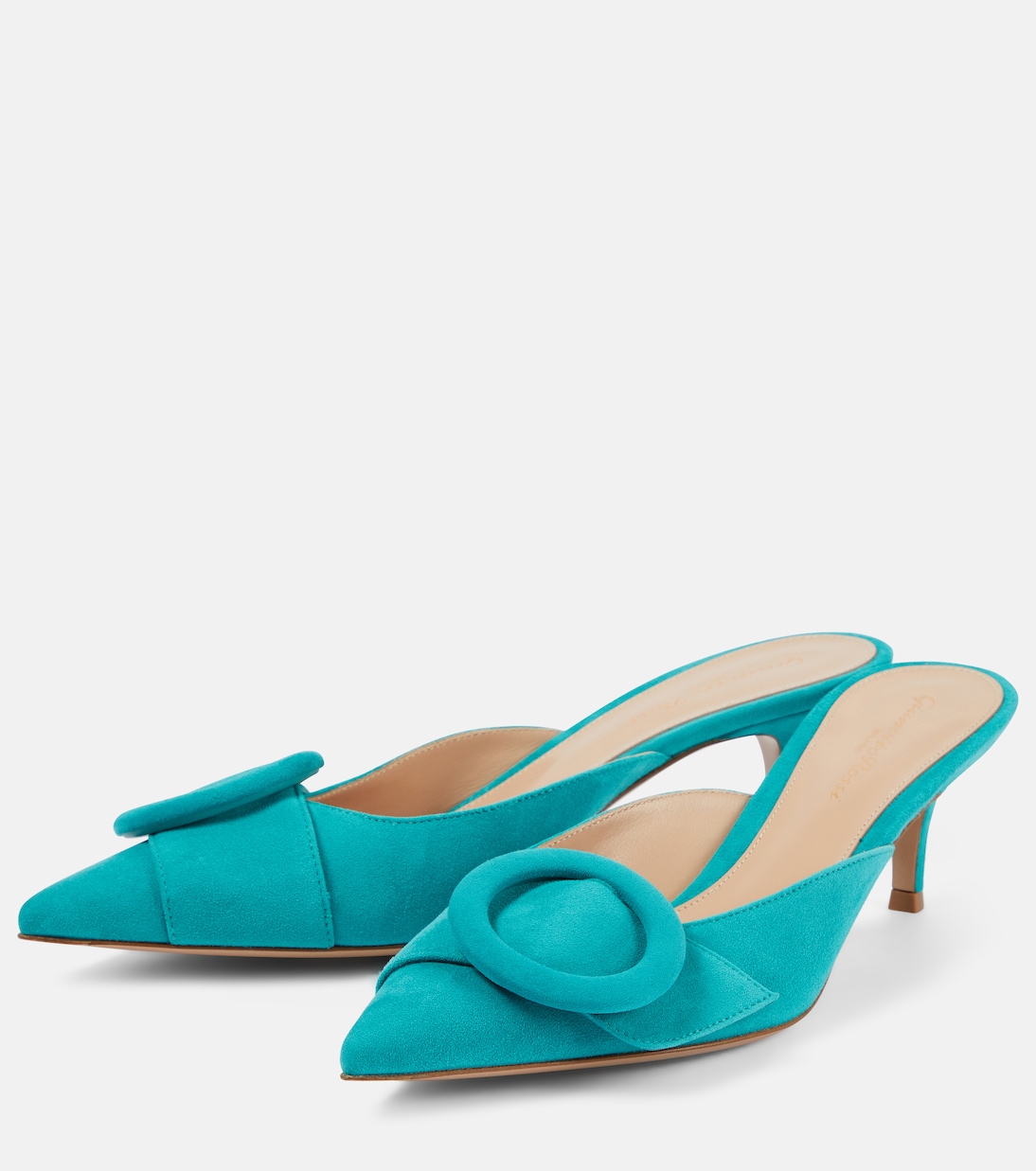 Mules Portofino 55 en daim | Gianvito Rossi