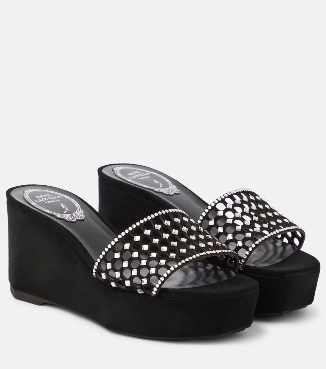 Sandali in suede con platform  | Rene Caovilla