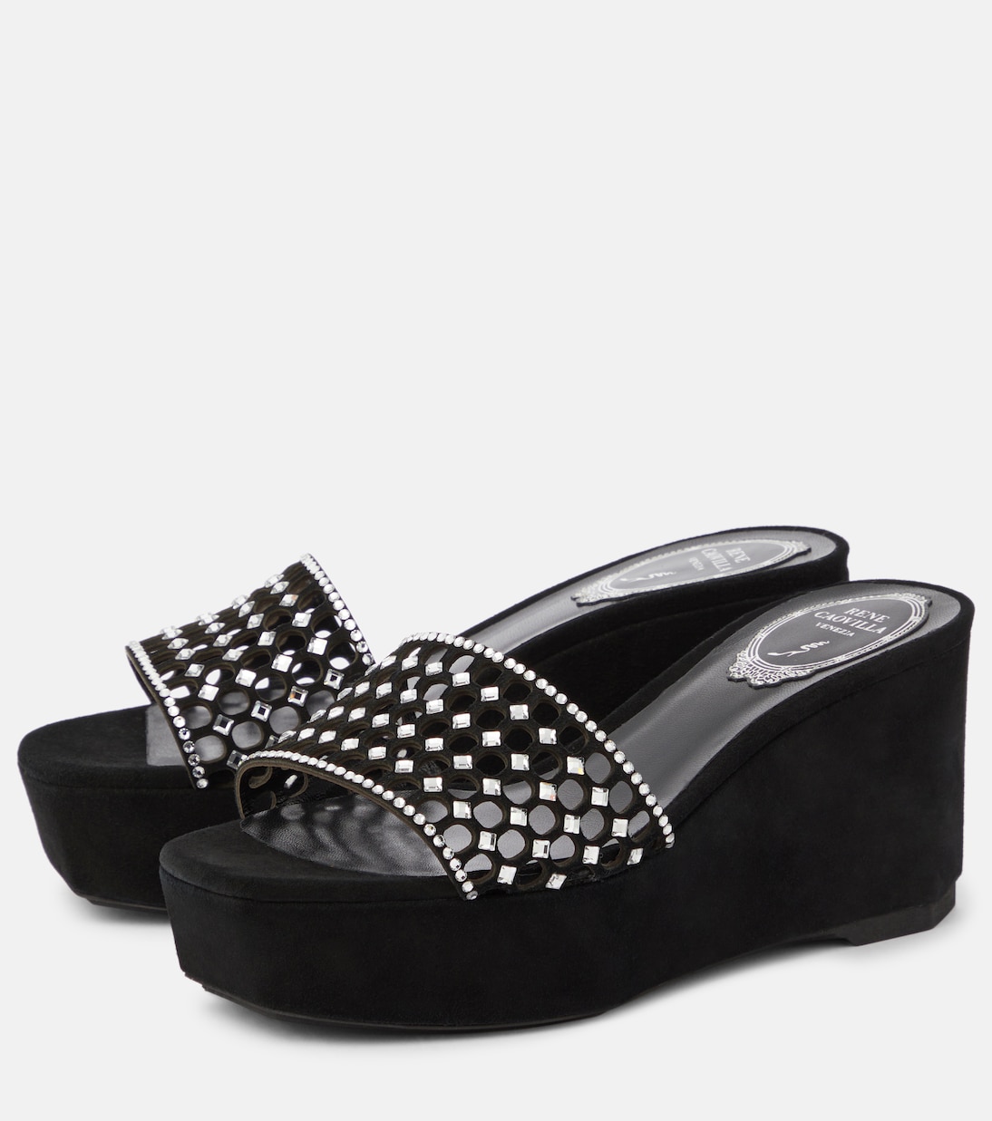 Sandali in suede con platform  | Rene Caovilla