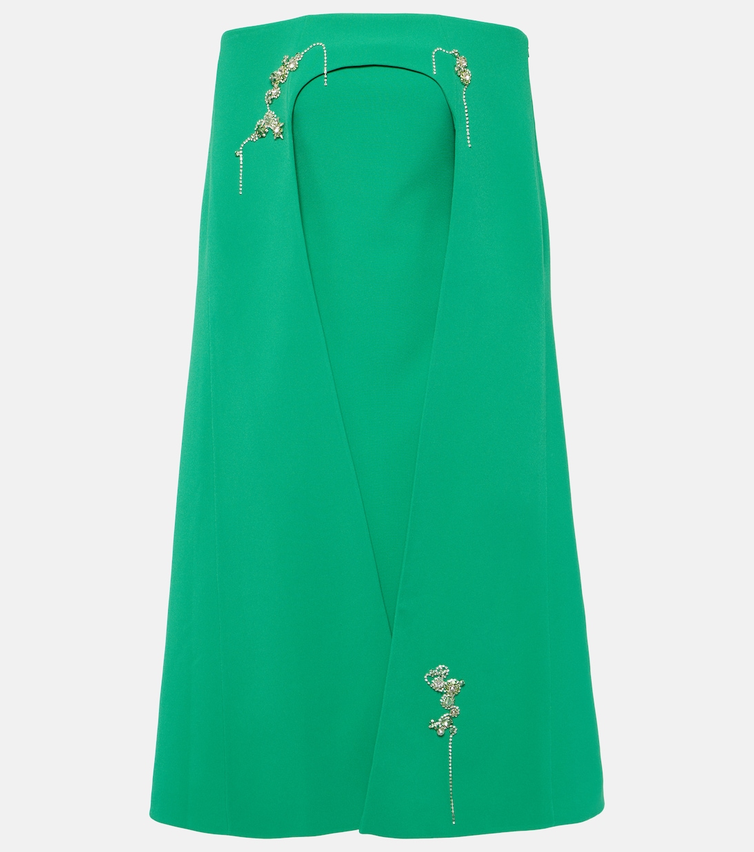Vestido Rowan Manorel con capa y adornos | Safiyaa
