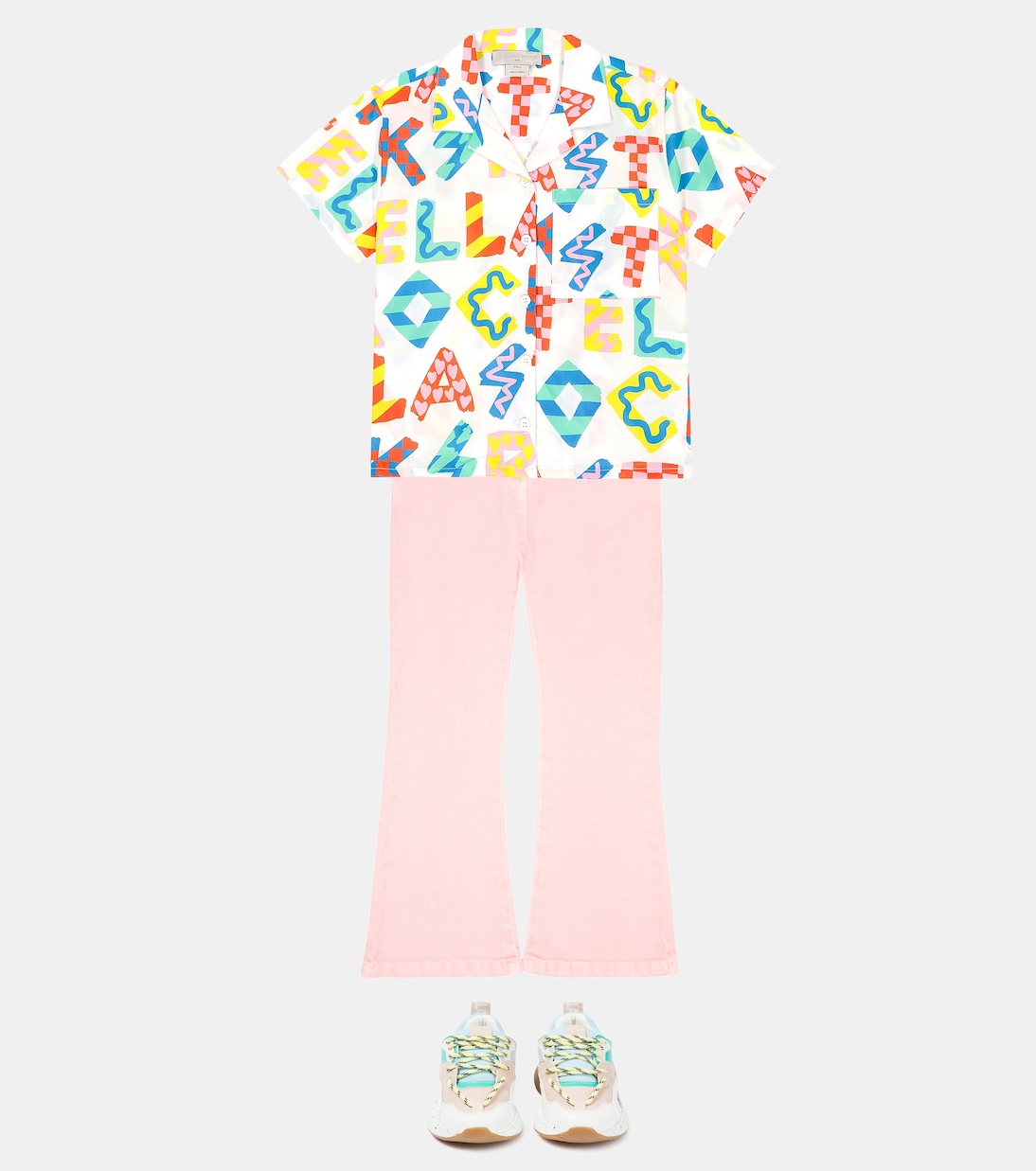 Camisa de algodón estampada | Stella McCartney Kids