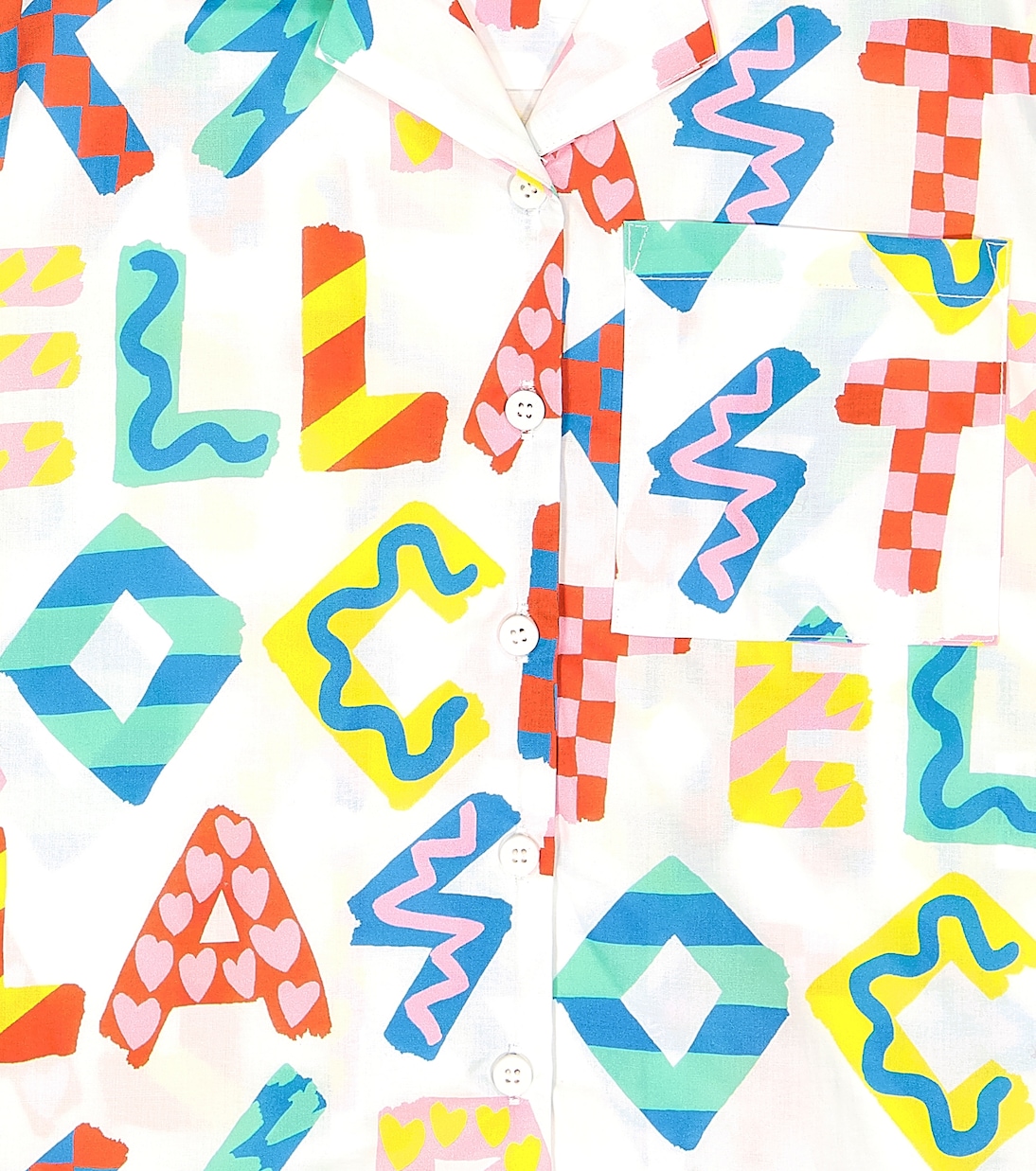 Camisa de algodón estampada | Stella McCartney Kids