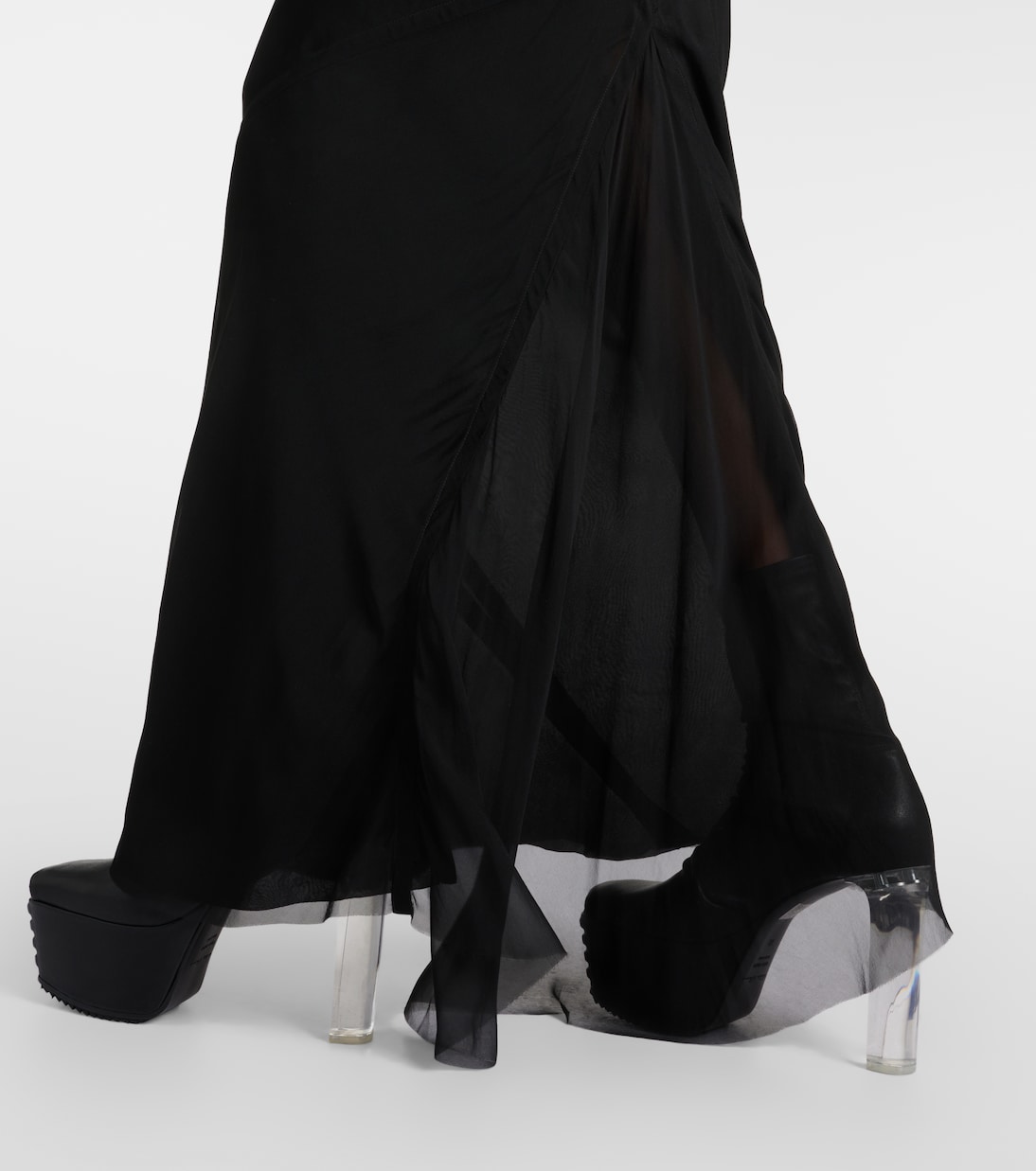Maxirock aus Seide | Rick Owens