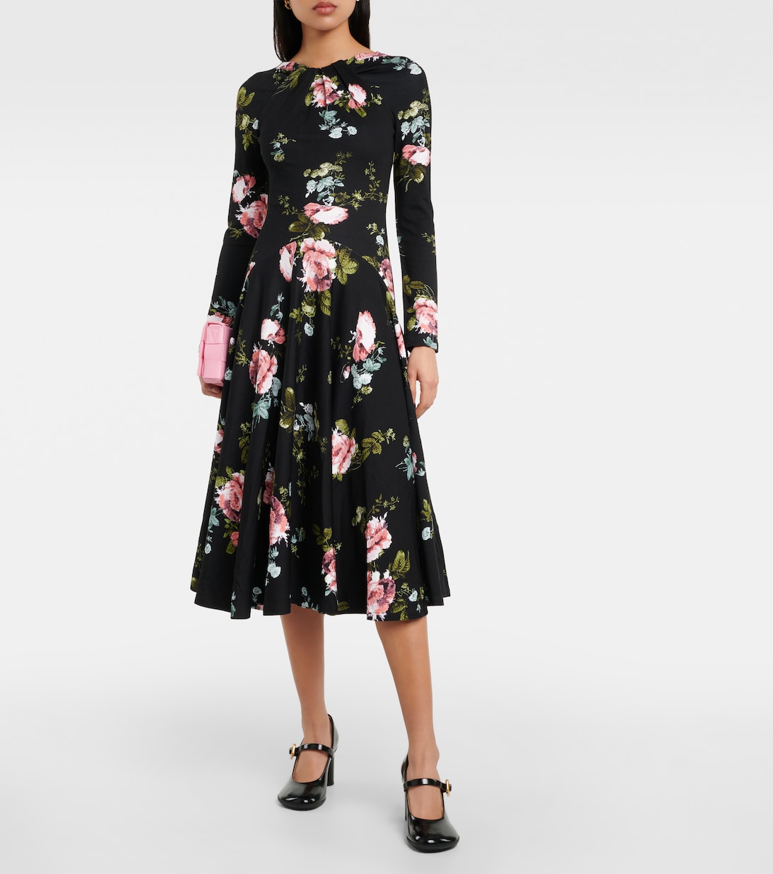 Vestido midi floral | Erdem