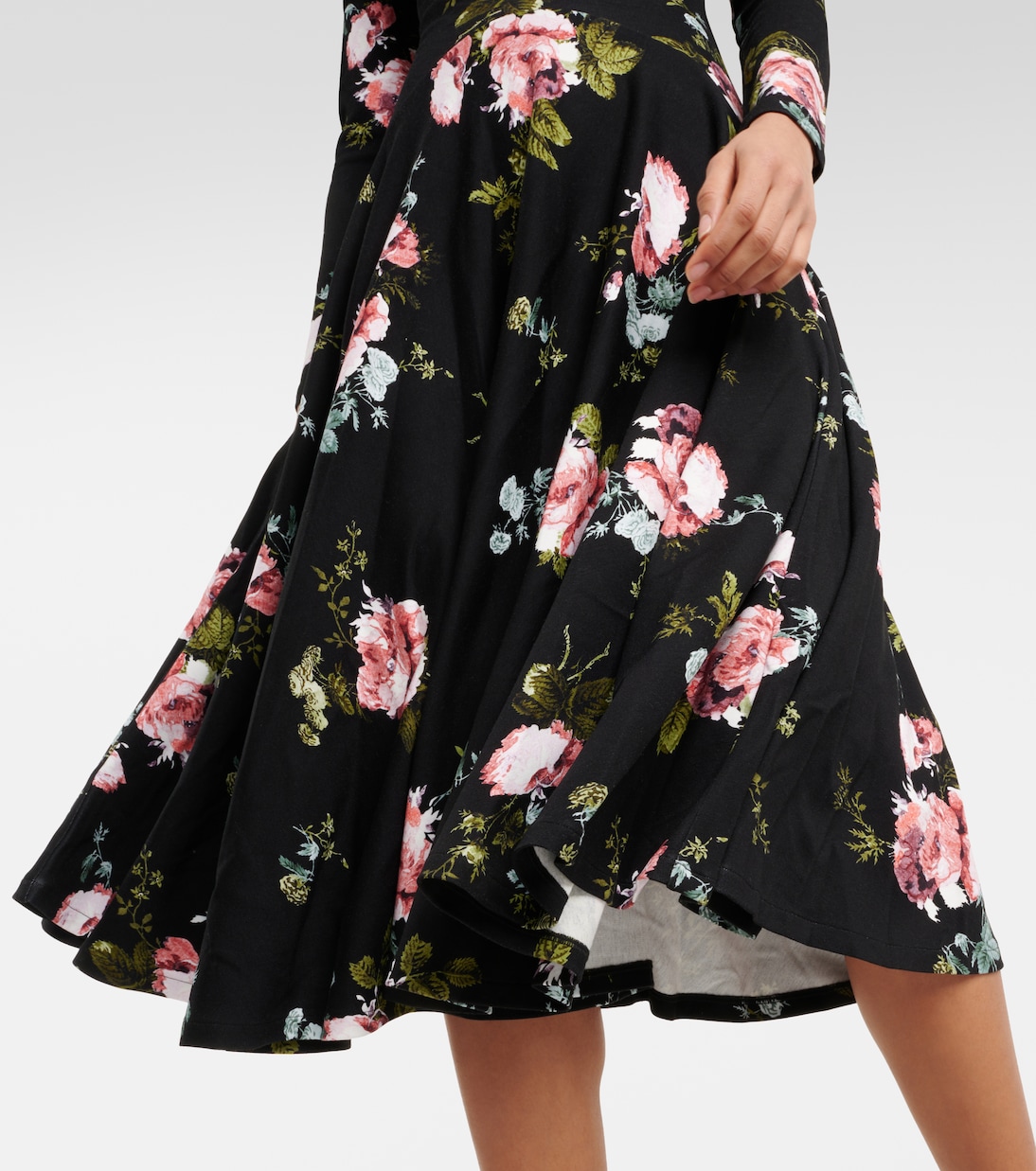 Vestido midi floral | Erdem