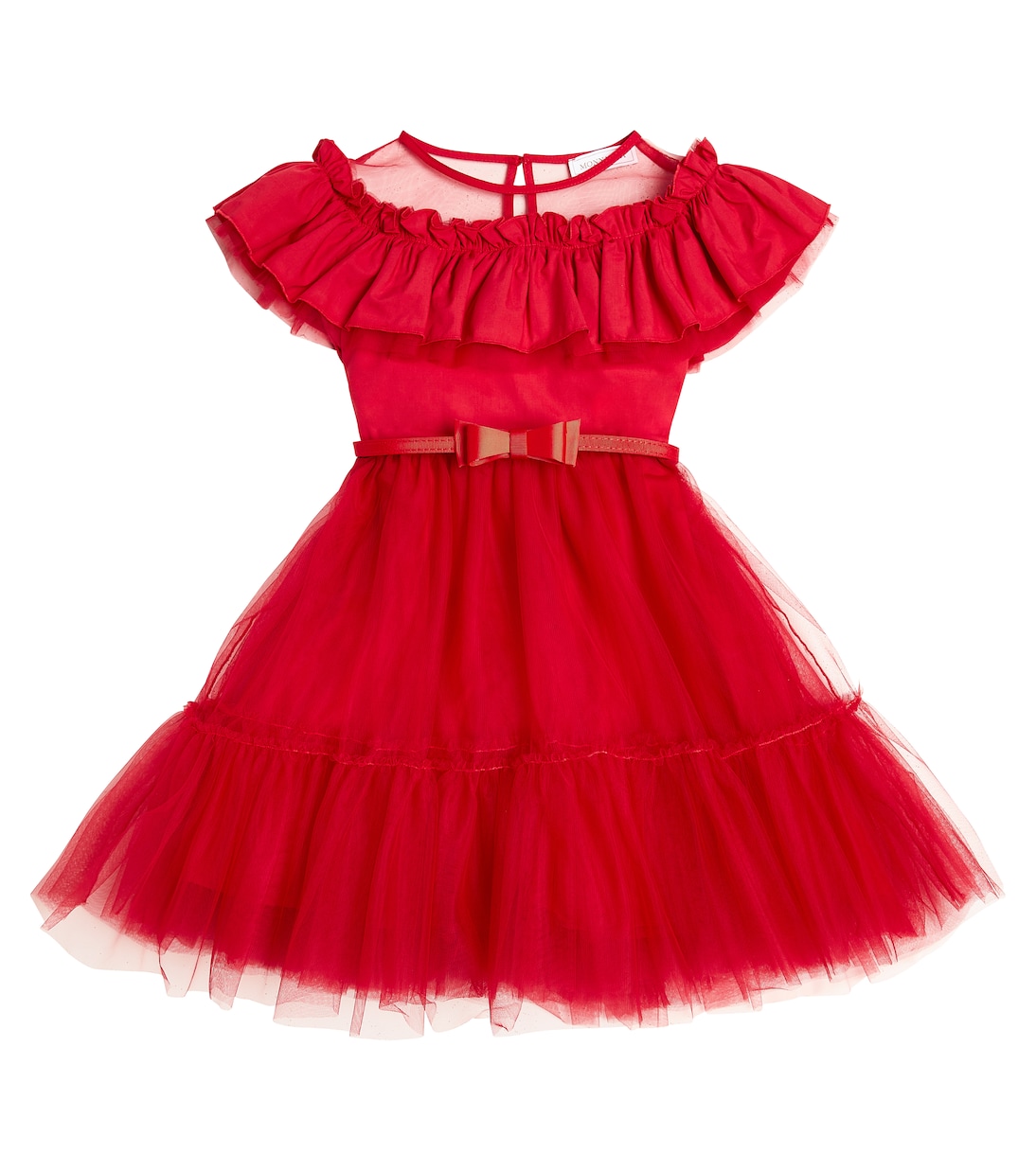 Kleid Abito Con Gala mit Tüll | Monnalisa