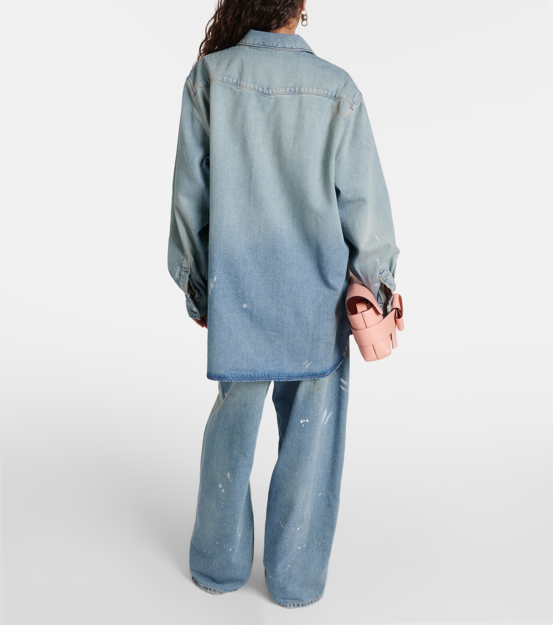 Distressed denim overshirt | Acne Studios