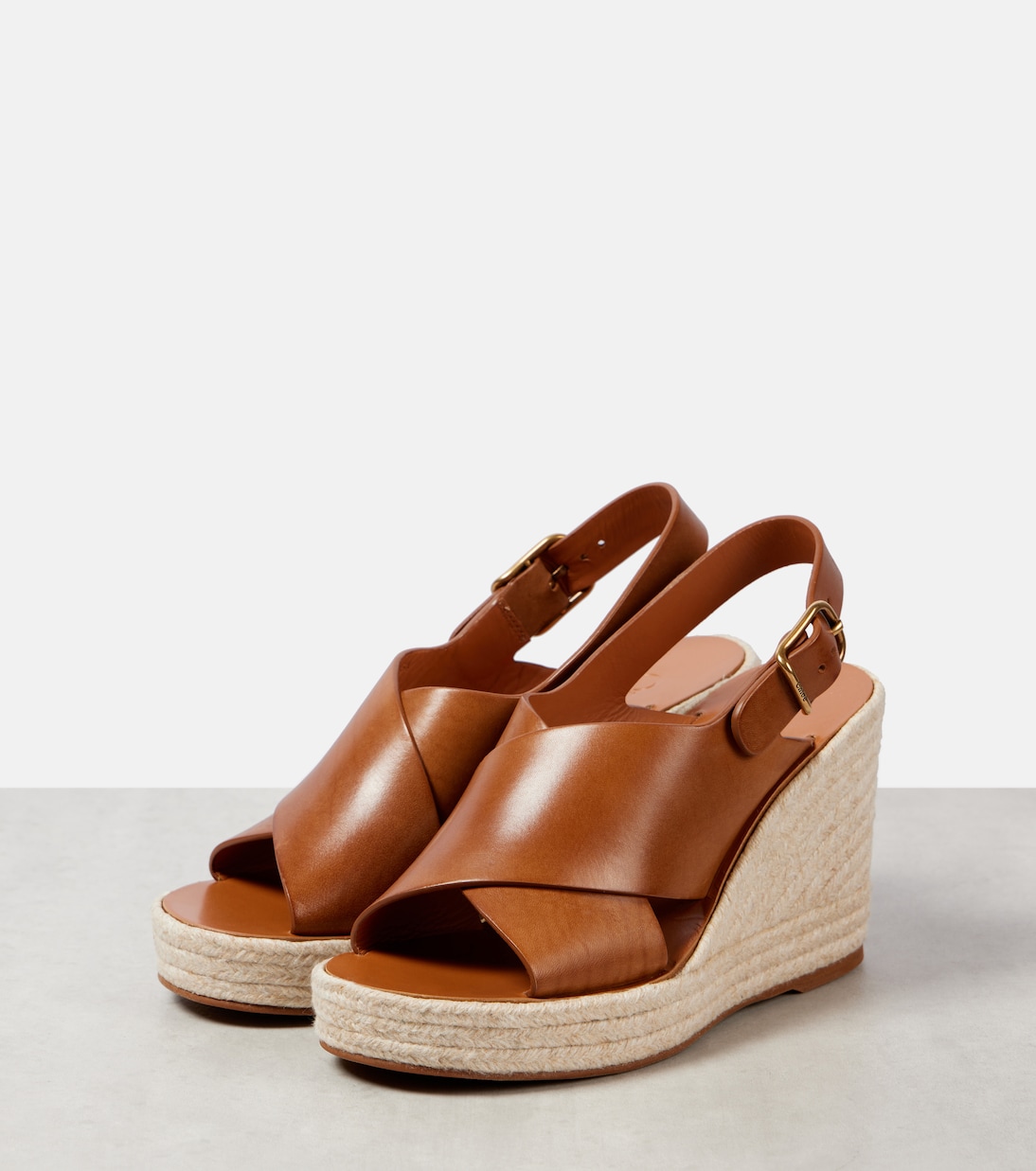 Espadrillas Pary in pelle con zeppa | Chloé