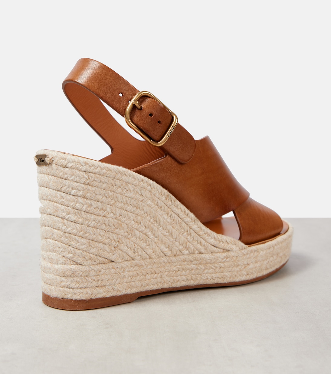 Espadrillas Pary in pelle con zeppa | Chloé