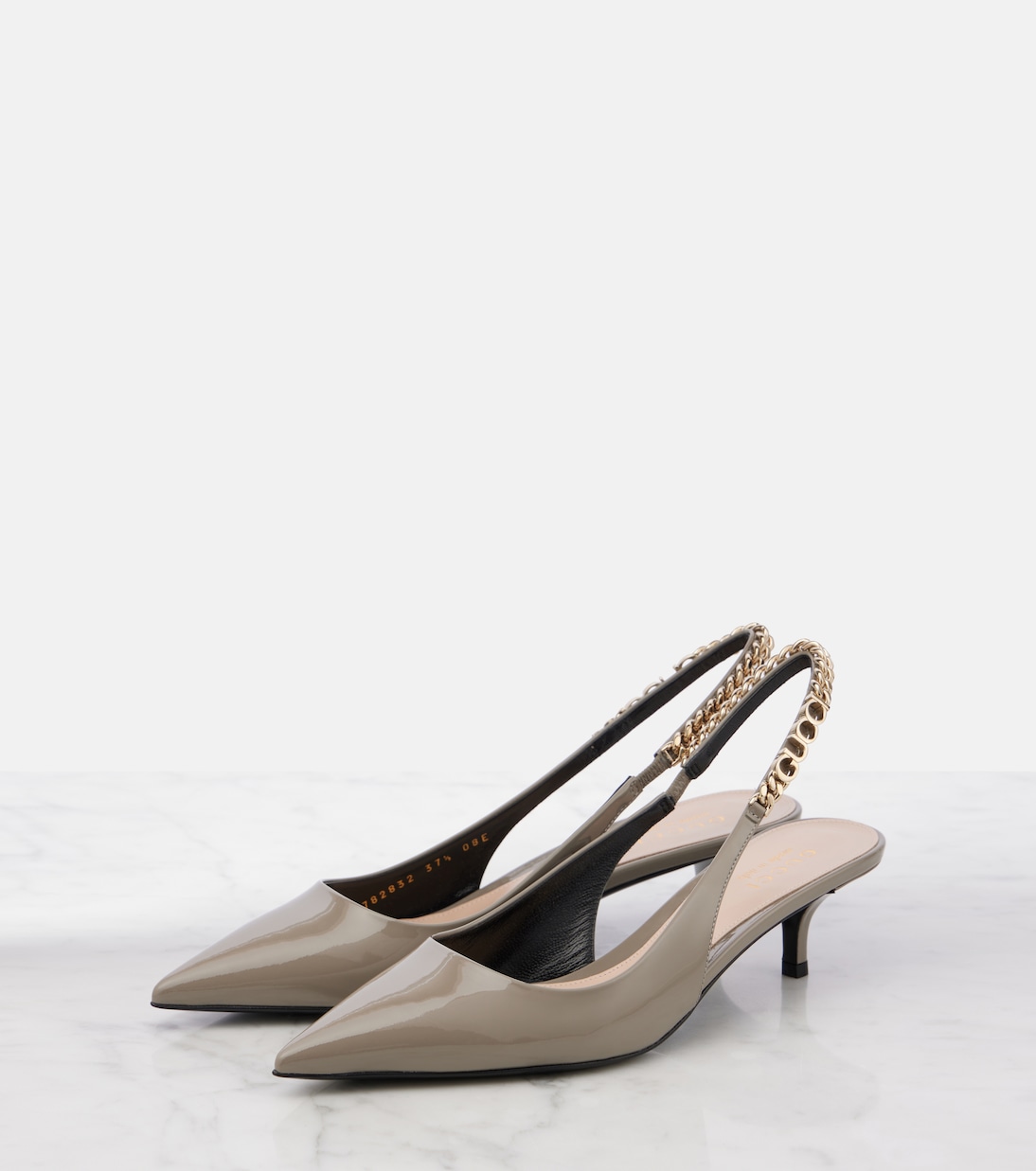 Escarpins Gucci Signora en cuir verni | Gucci