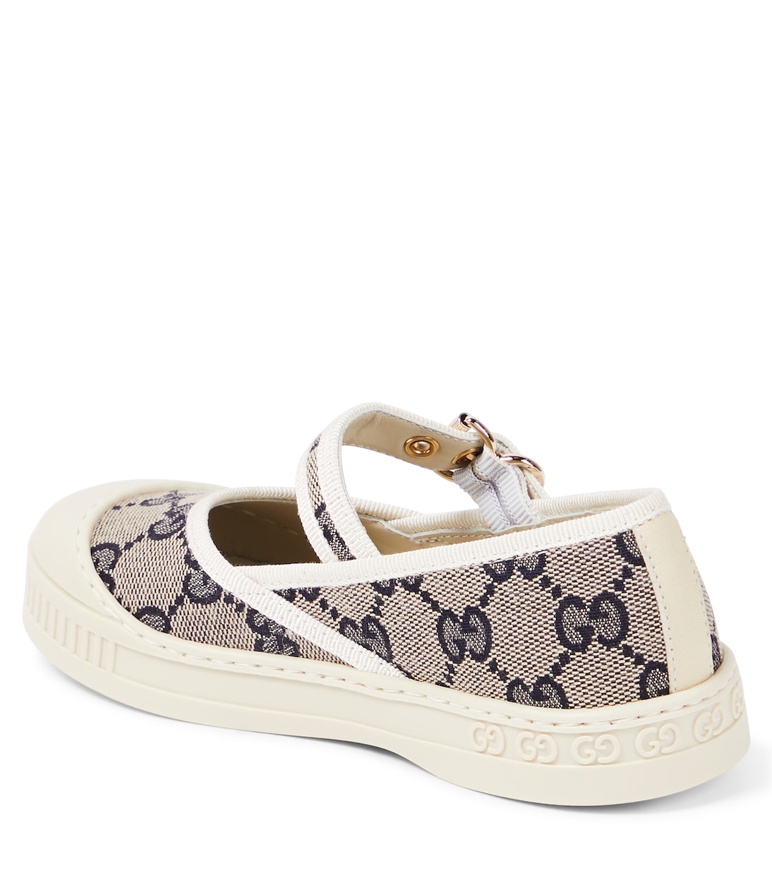 Bailarinas Mary Jane de lona con GG | Gucci Kids
