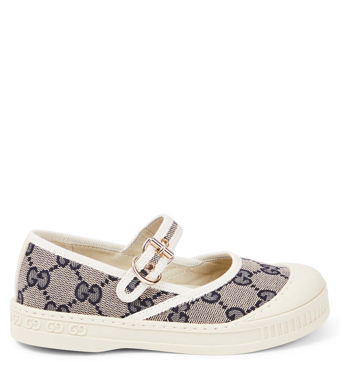 Bailarinas Mary Jane de lona con GG | Gucci Kids