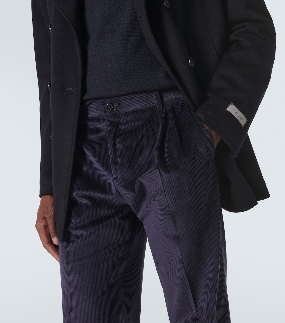 Pantaloni in velluto di cotone a coste | Canali