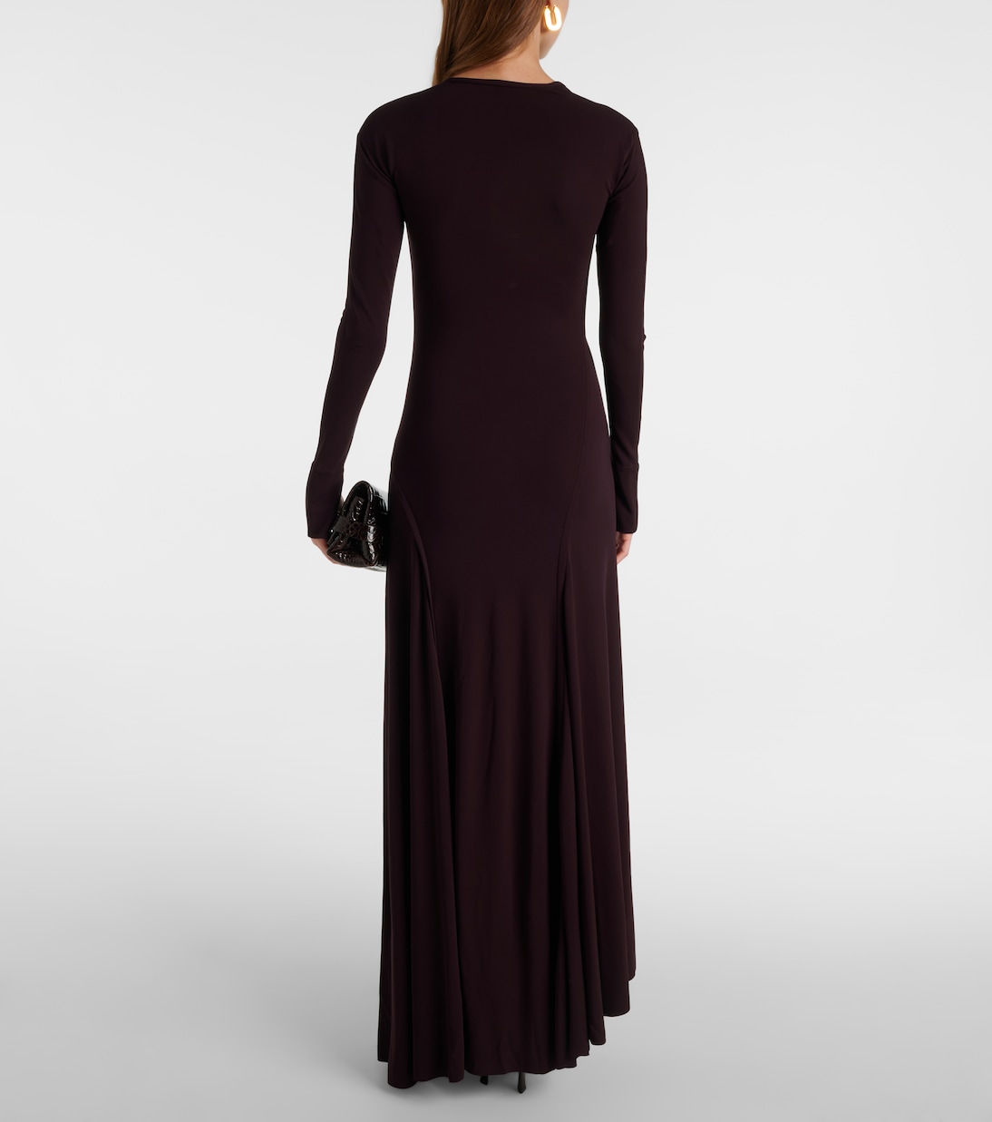 Asymmetric jersey gown | Victoria Beckham