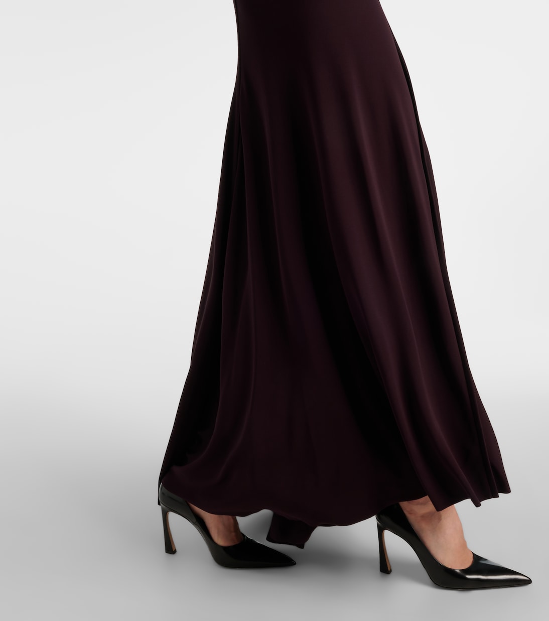 Asymmetric jersey gown | Victoria Beckham