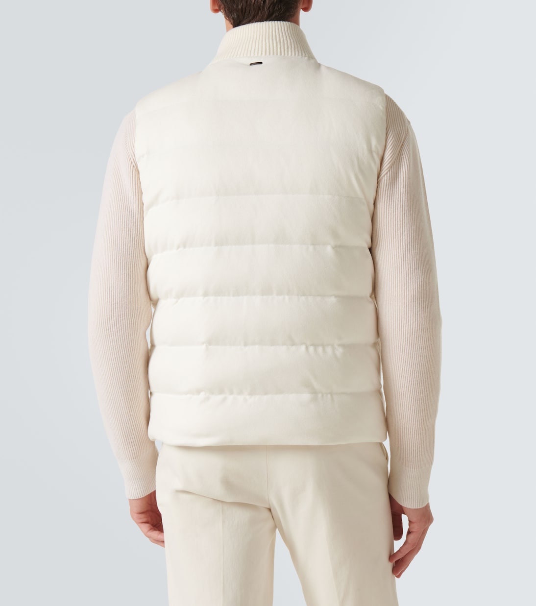 Silk and cashmere down vest | Herno