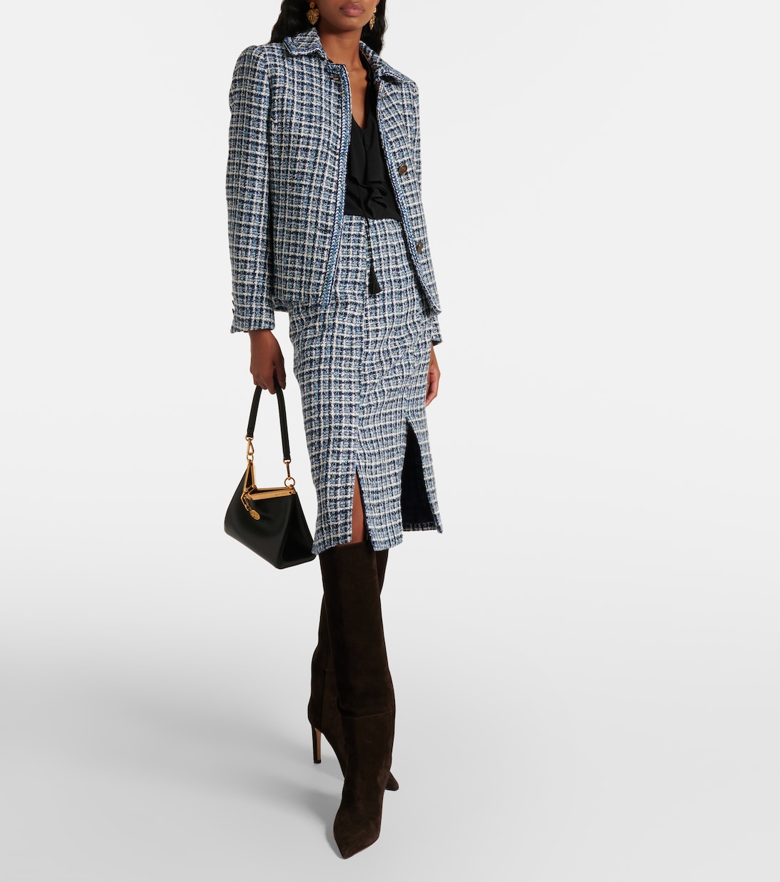 Veste en tweed de coton mélangé | Etro