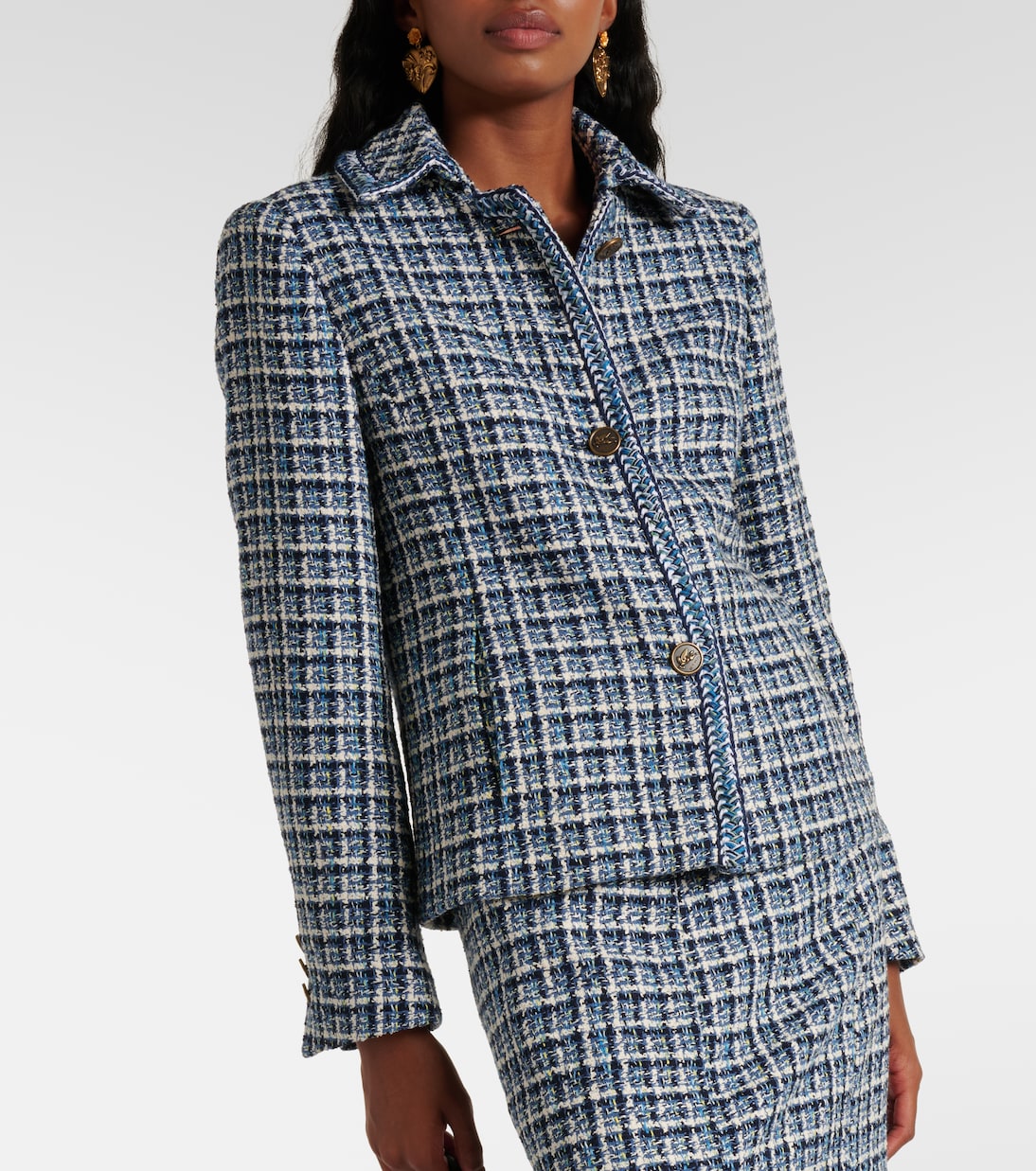 Veste en tweed de coton mélangé | Etro