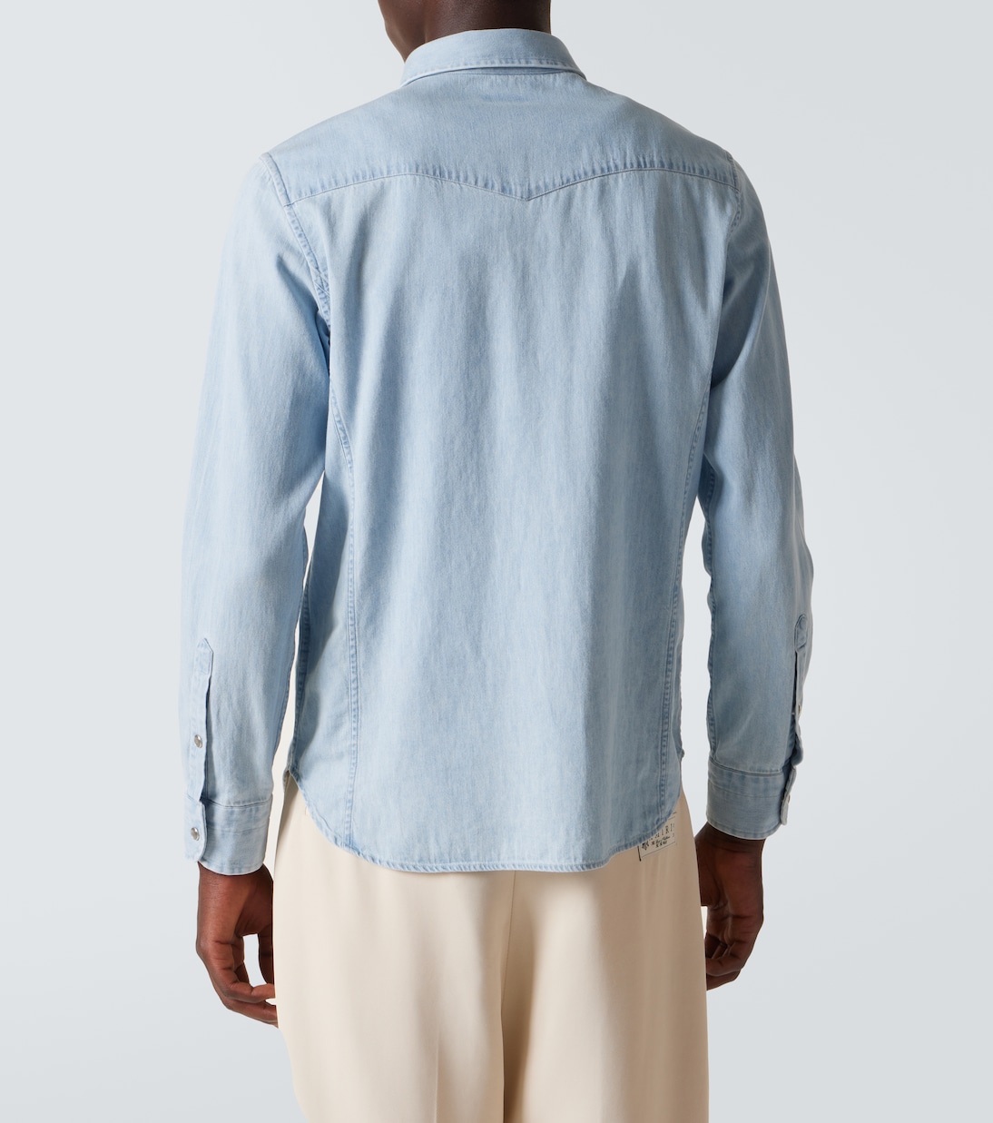 Camicia Western in chambray di cotone | Tom Ford