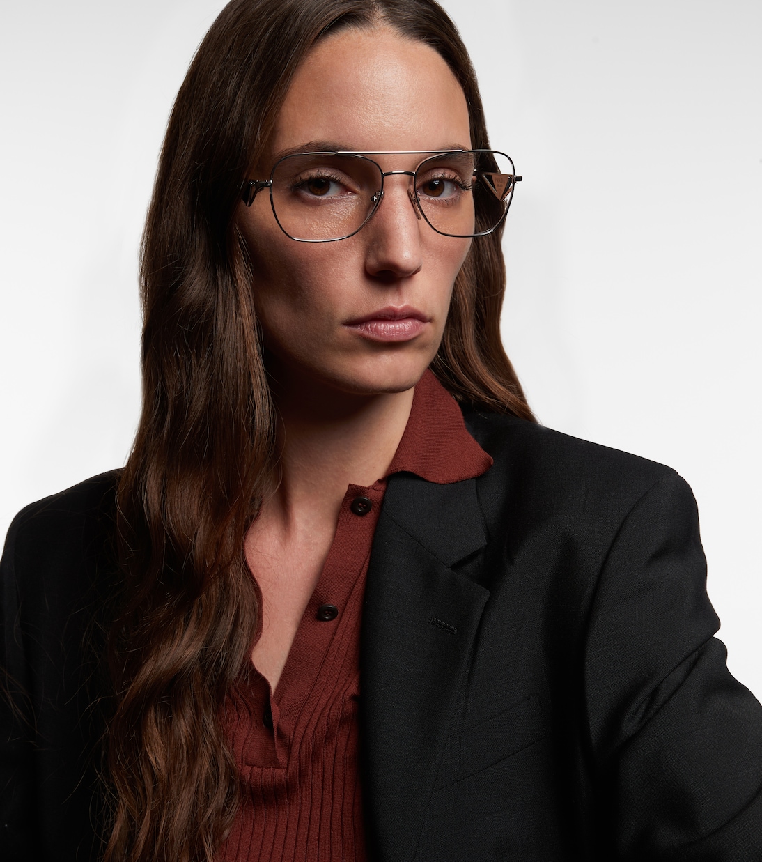 Aviator-Brille Symbole | Prada