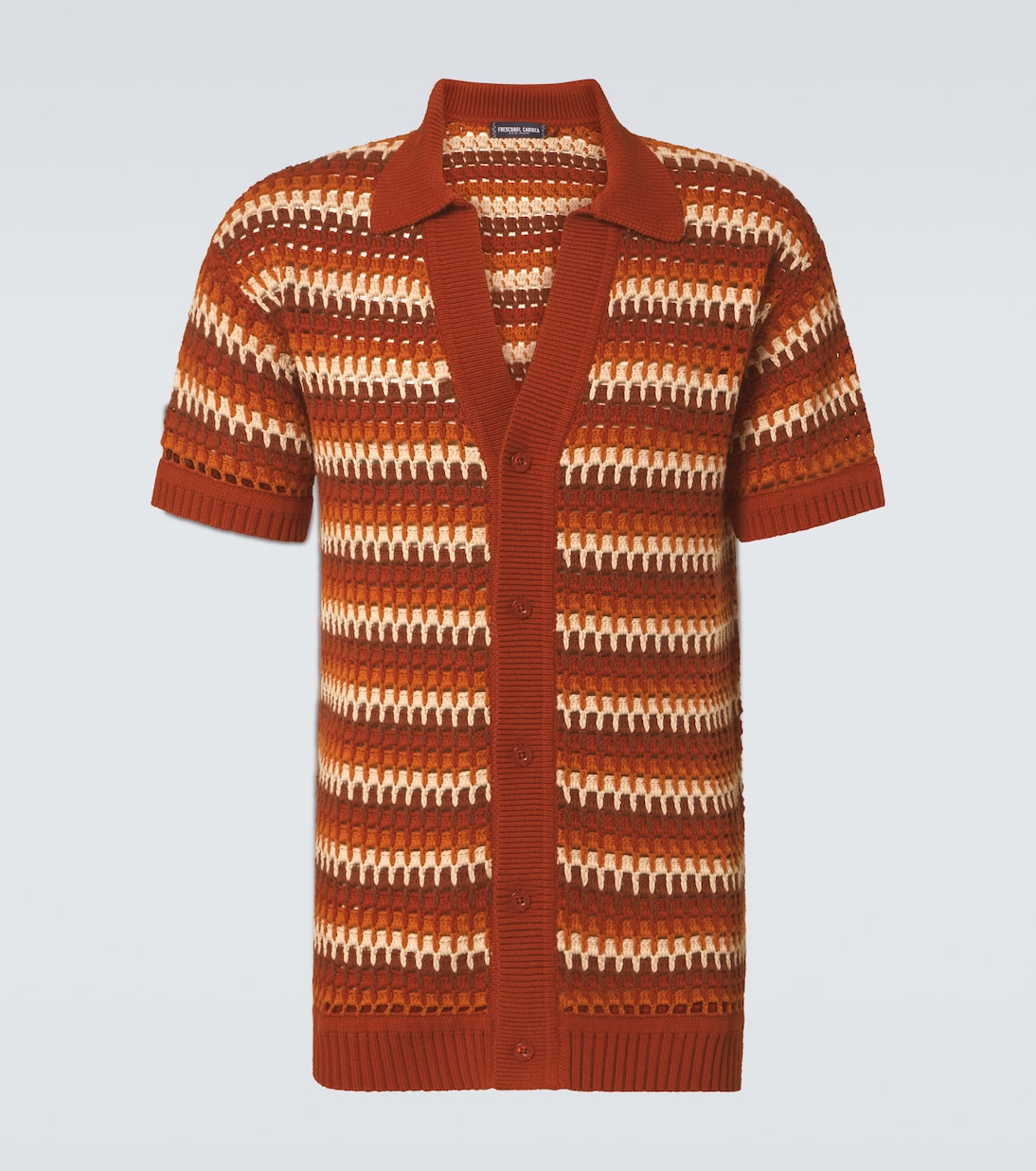 Camicia Pinto in crochet di cotone | Frescobol Carioca