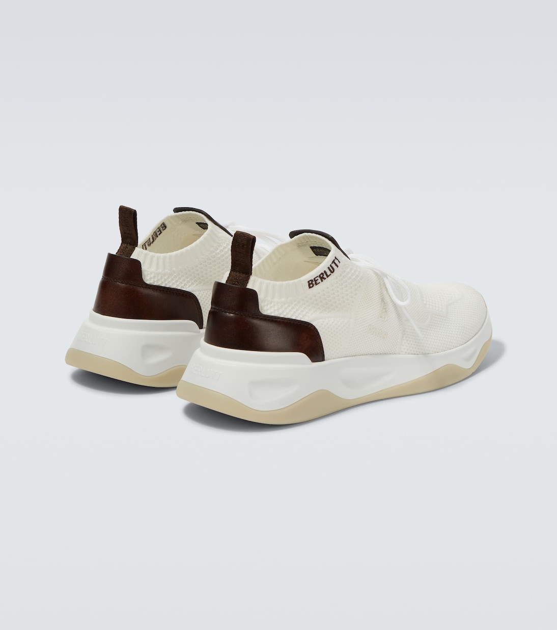 Sneaker Shadow in maglia con pelle | Berluti