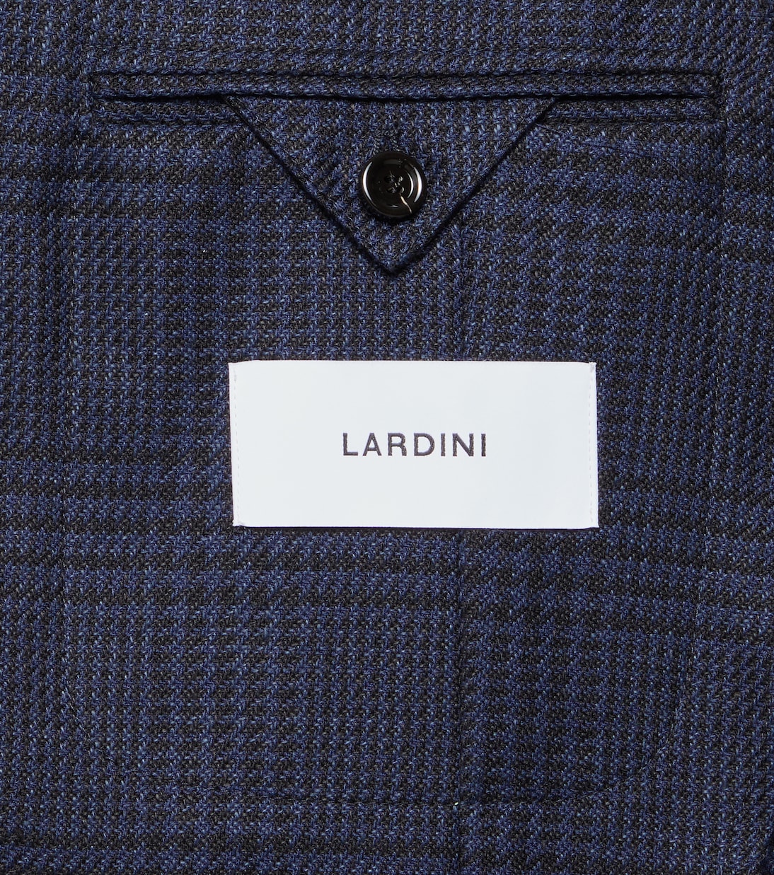 Blazer in cotone e lino a quadri | Lardini