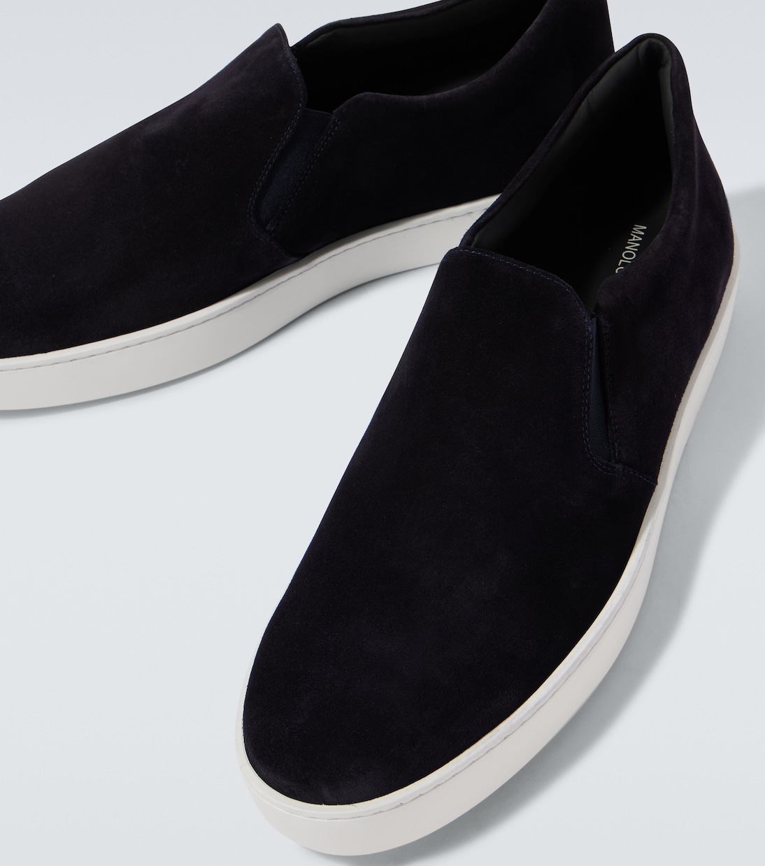 Slip-Ons Nadores aus Veloursleder | Manolo Blahnik