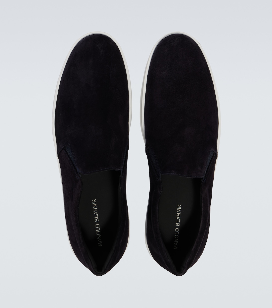 Slip-Ons Nadores aus Veloursleder | Manolo Blahnik