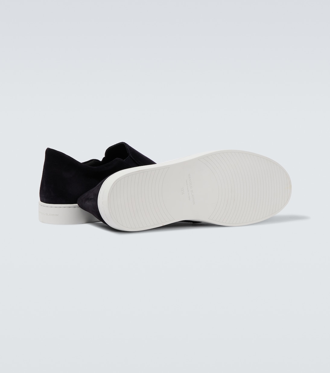 Slip-Ons Nadores aus Veloursleder | Manolo Blahnik